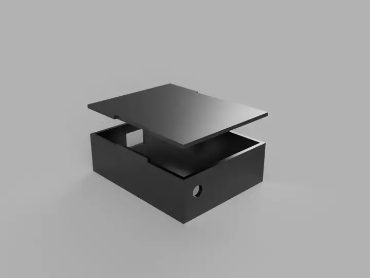 The controller case CAD model