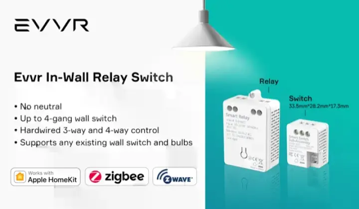 Evvr in wall relay